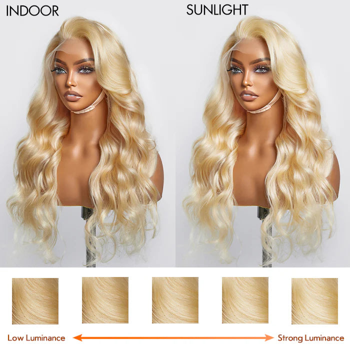 150% Density 13x4 Pre-Plucked Lace Frontal Wig Body Wave #613