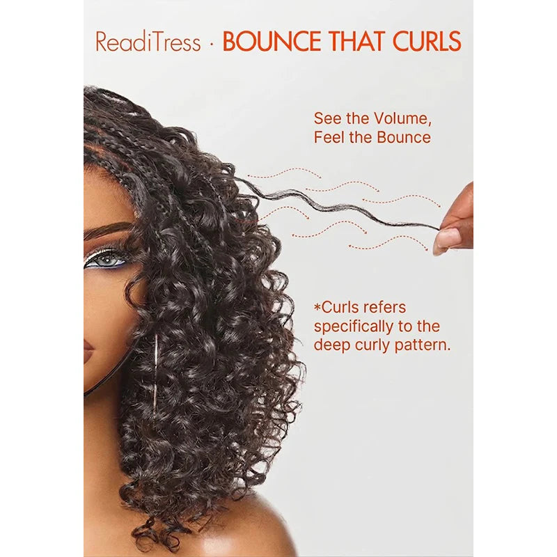 150% Density 5x5 Closure Lace with Boho Braids Pre-Cut Glueless Top Human Hair Wig Curly