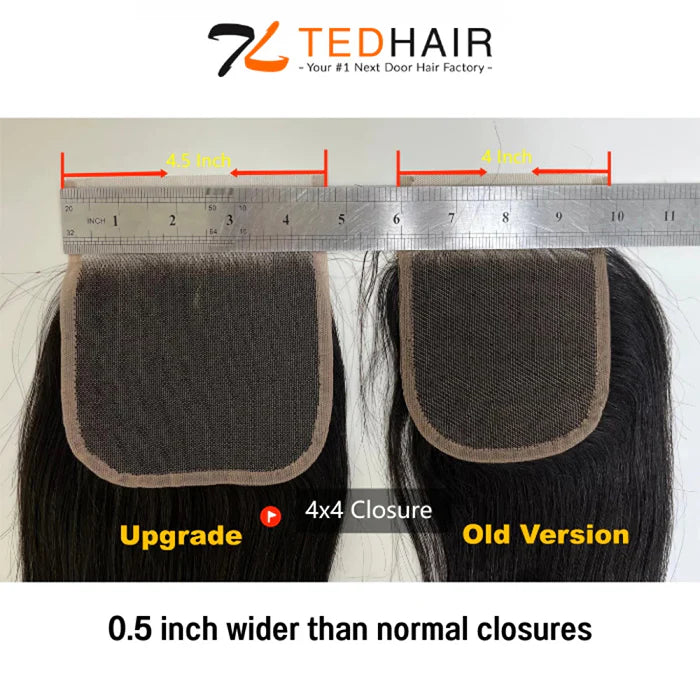 5x5 Free Parted Lace Closure Straight