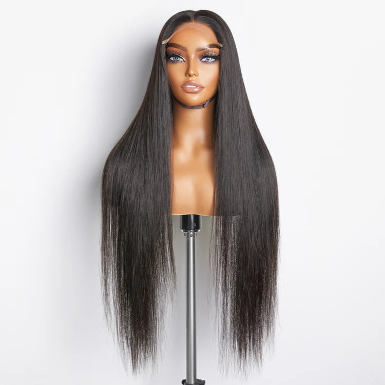 180% Density 5x5 Glueless Lace Closure Wig Straight