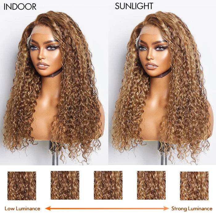 150% Density 13x4 Pre-Plucked Lace Frontal Wig Water Wave