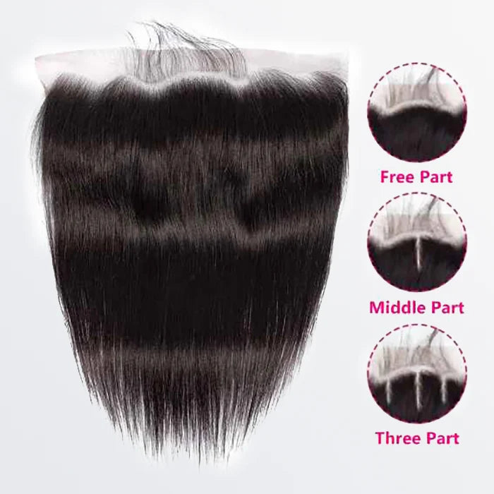 13x6 HD Free Parted Frontal Straight