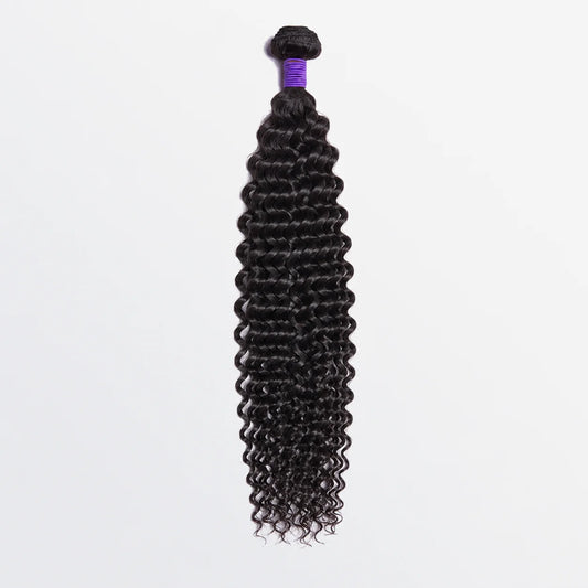 Raw Indian Hair Bundles Deep Curly 12-26''