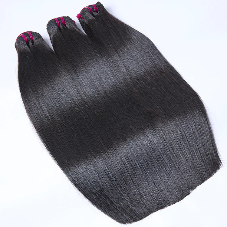 Raw Cambodian Bone Straight Hair Bundles 16-24''